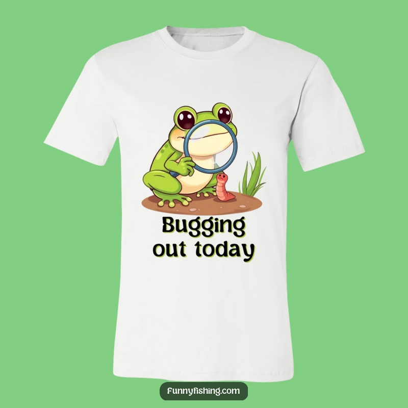 Funny Frog Explorer T-Shirt - Hilarious Nature Lover Tee